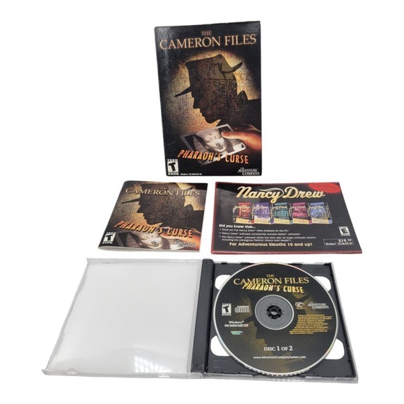 The Adventure Company The Cameron Files Pharaohs Curse PC CD ROM Game 2002‎ - Picture 5 of 6